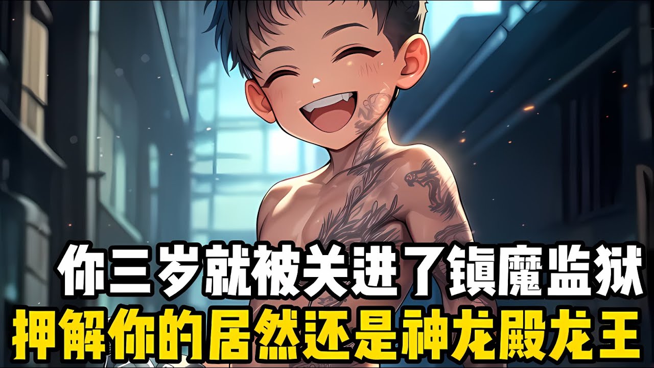 你三歲就被關進瞭鎮魔監獄，押解你的居然還是神龍殿龍王和星辰社鬼王，監獄裏的惡魔看到你被關在第十八層牢房，無一不是震驚到説不齣話#漫画 #小说 #玄幻