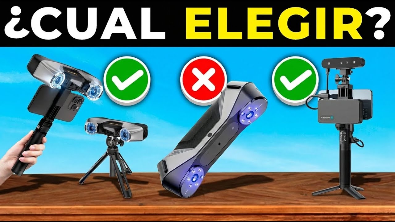 ✅ Los 5 MEJORES ESCÁNERES 3D Para IMPRESORA 3D 2026 | ESCÁNER 3D AMAZON Calidad Precio