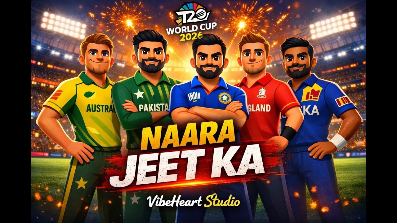 🏏 Naara Jeet Ka | T20 World Cup 2026 Anthem | VibeHeart Studio Official Song