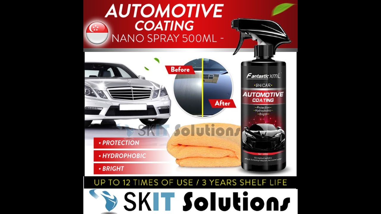 【SKIT Solutions】500ML Automotive Nano Coating Liquid Ceramic Spray Coating Car Polish Spray Sealant