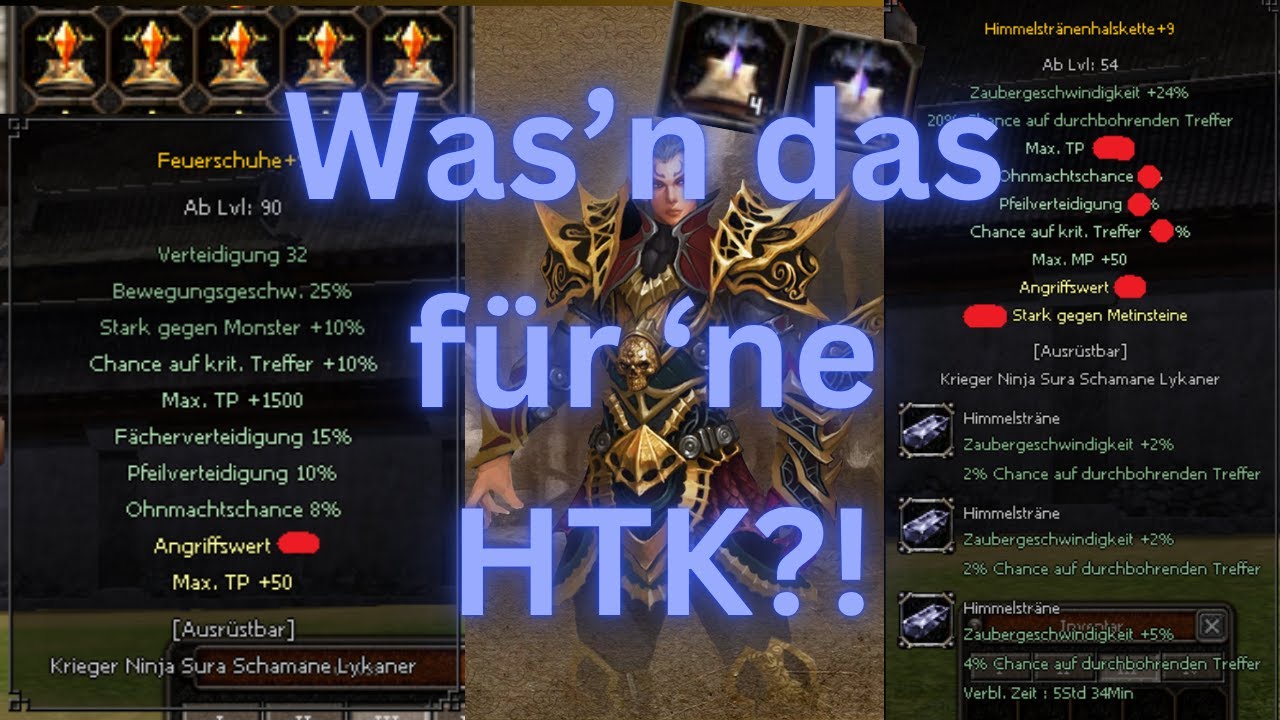Metin2 DE Teutonia • HTK switchen • Feuerschuhe vs Segnungen • Ebenholzkisten öffnen