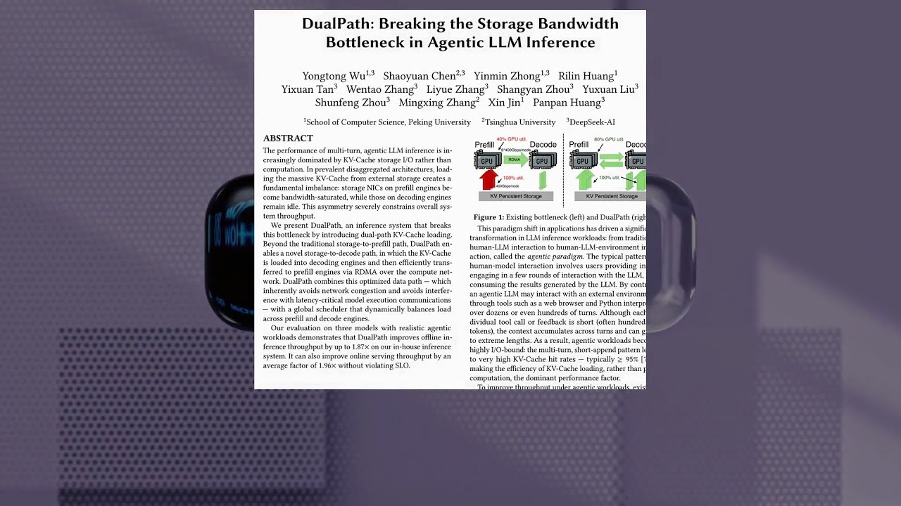 DualPath: Breaking the Storage Bandwidth Bottleneck in Agentic LLM Inference (Feb 2026)
