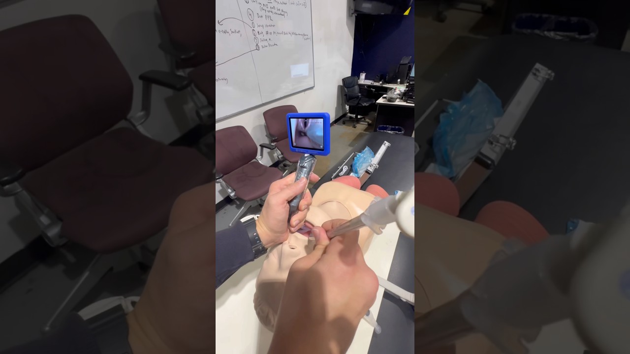 Curaplex Onscope Pro video intubation training.
