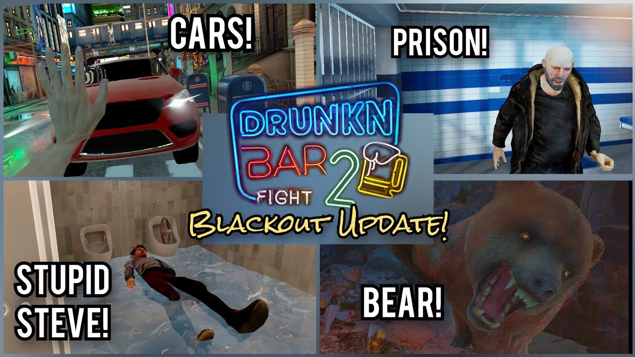 ОГРОМНОЕ обновление Drunkn Bar Fight 2: новый режим Blackout, улучшенная физика, опасности на авт...