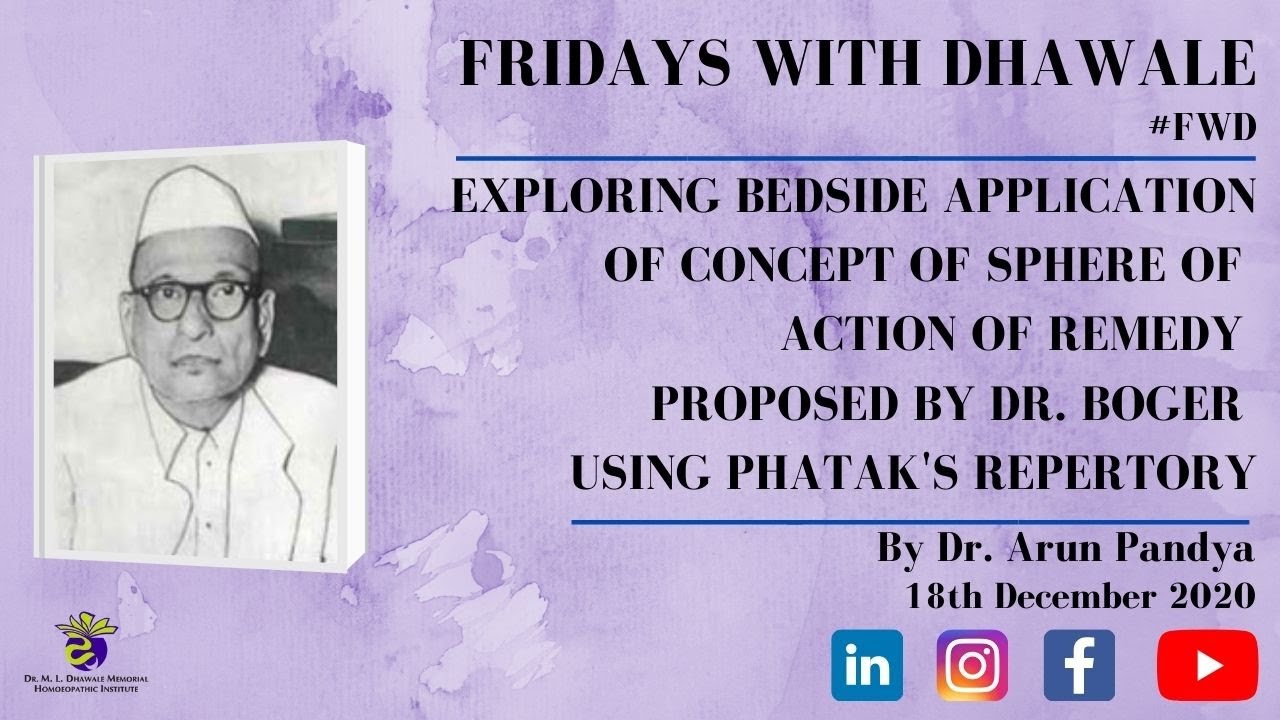 Exploring bedside application of concept of SOA of remedy proposed by Boger using Phatak's repertory