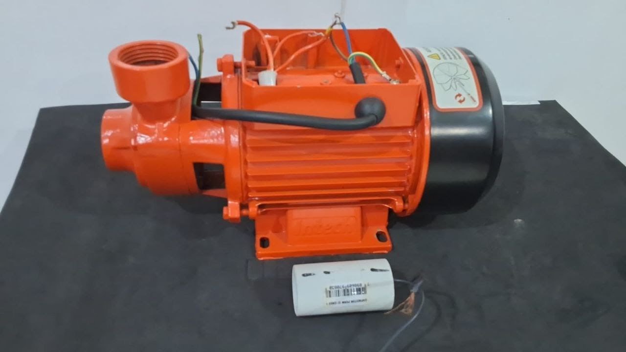 # Bomba d água sem capacitor , como irei ligar o capacitor nessa Bomba  d água.