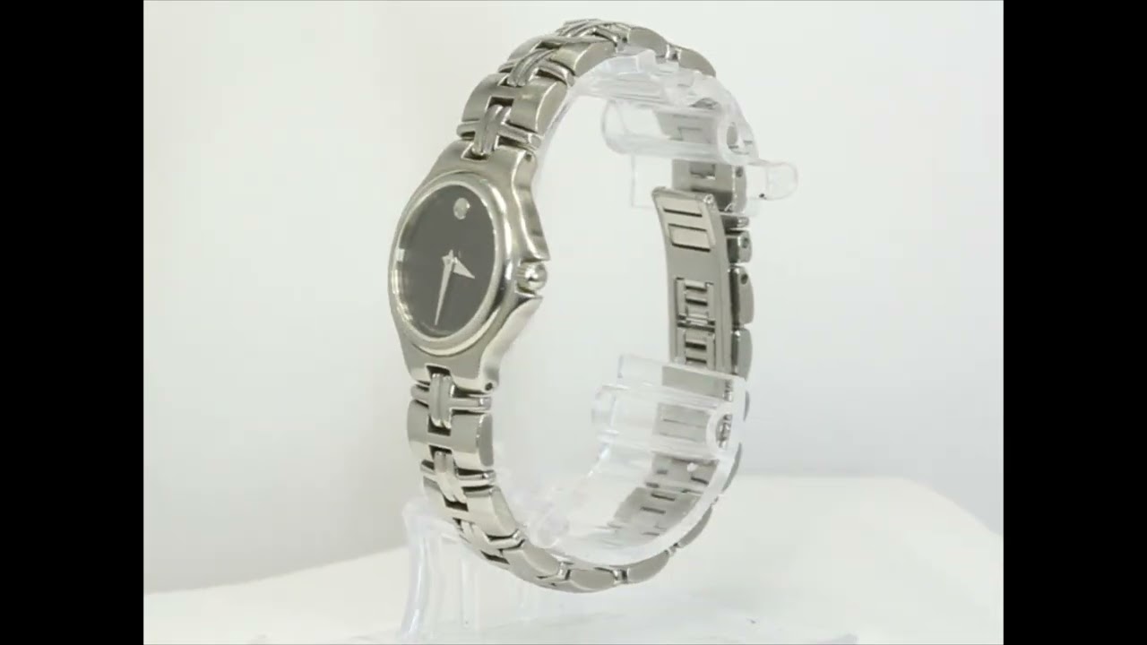 Movado Olympian #84.A1.827.2 Stainless Steel Quartz Ladies Watch 26MM - 34266