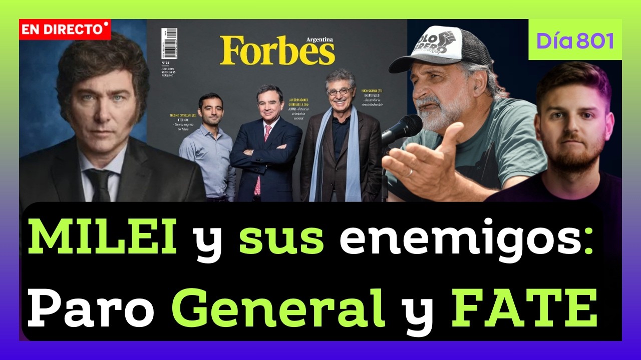 URGENTE! LAJE en VIVO con CONFERENCIA IMPERDIBLE y Sesión CONFLICTIVA en DIPUTADOS | DIA 802