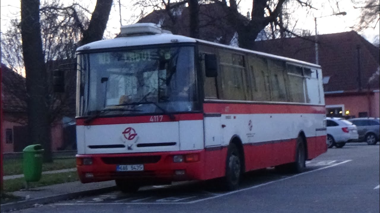 Autobus karosa B951E ev.č. 4117 na lince 103