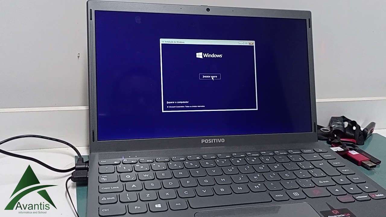 FORMATAÇÃO NOTEBOOK POSITIVO MOTION GRAY Q464C RESOLVIDO