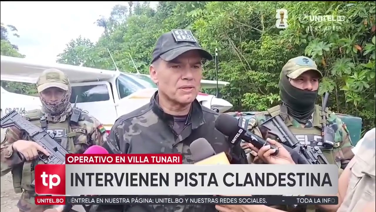 ​Felcn secuestra casi una tonelada de droga en Villa Tunari