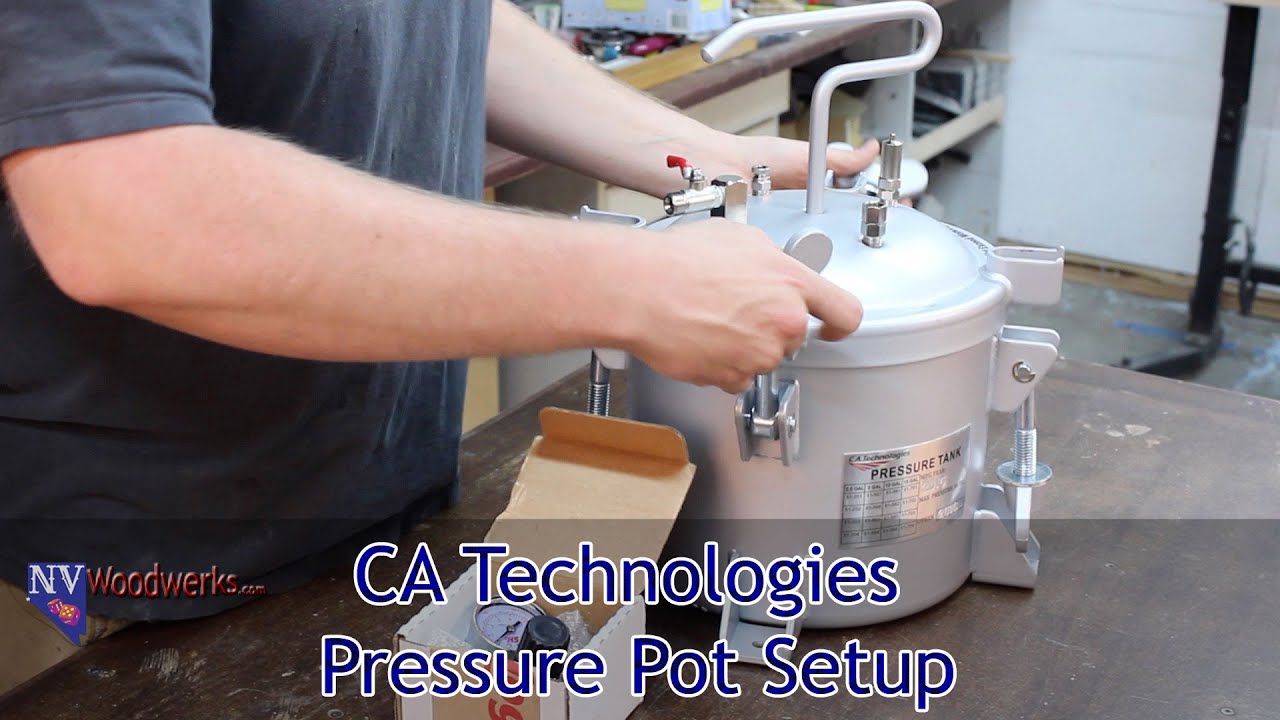 Setting up a CA Technologies Pressure Pot For Resin Casting