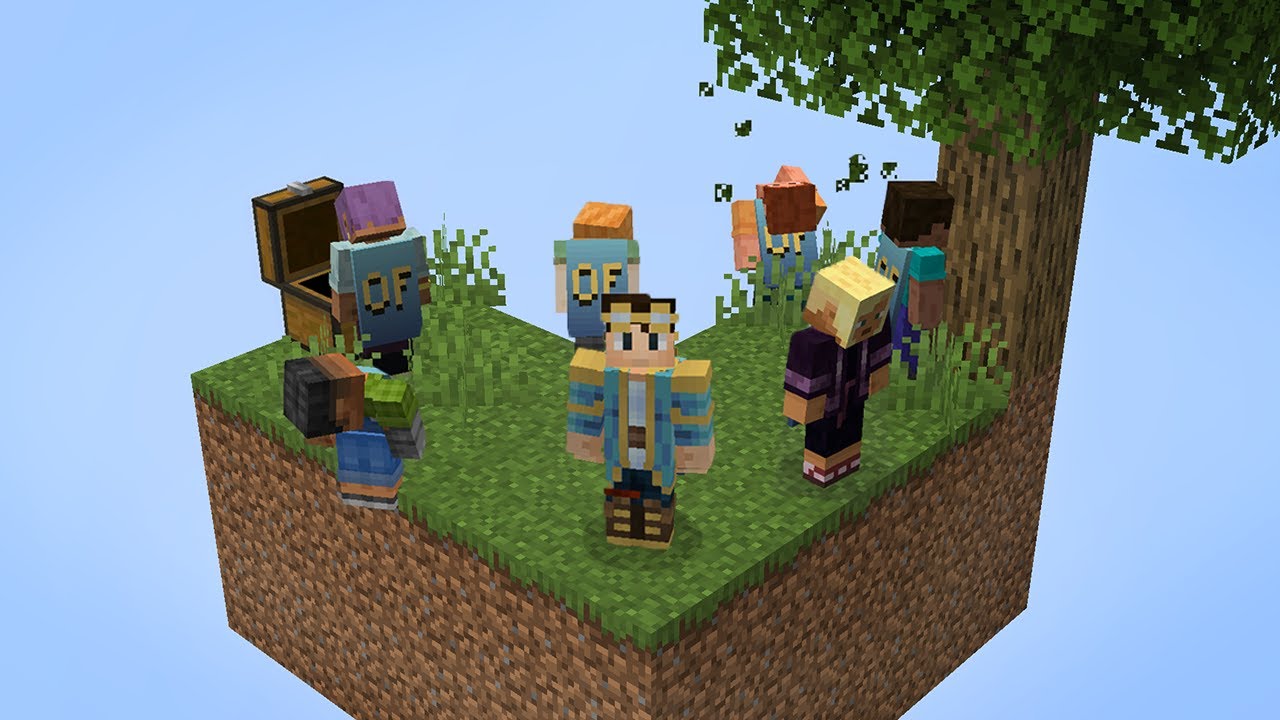 I let my VIEWERS join my Skyblock Island