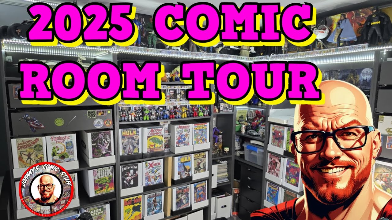 Epic Comic Room Tour! 🔥 Graded Books, Hot Toys, Original Art & Pressing Setup!