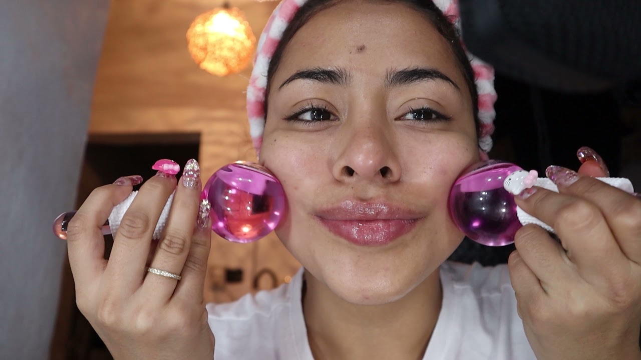 ASMR MI RUTINA DE SKIN CARE RELAJANTE / 4K