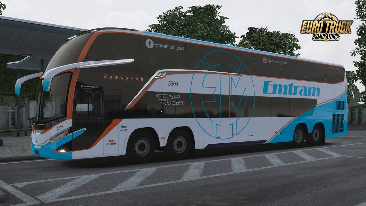 Portal do Araguaia → Barreiras-BA com a EMTRAM 🚍 | Euro Truck Simulator 2 – Mapa EAA