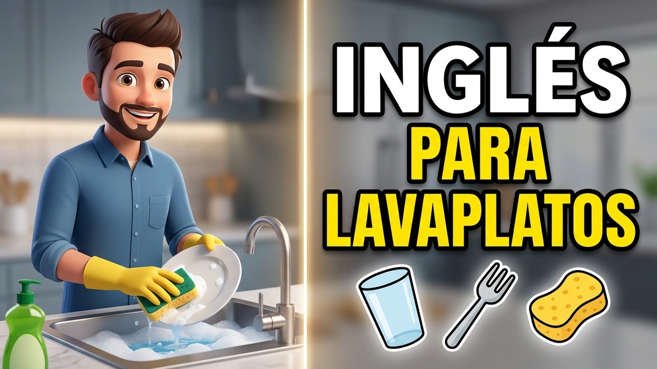 LISTENING PRACTICE: 40 Palabras de Vocabulario Para Lavaplatos en USA | Parte 3