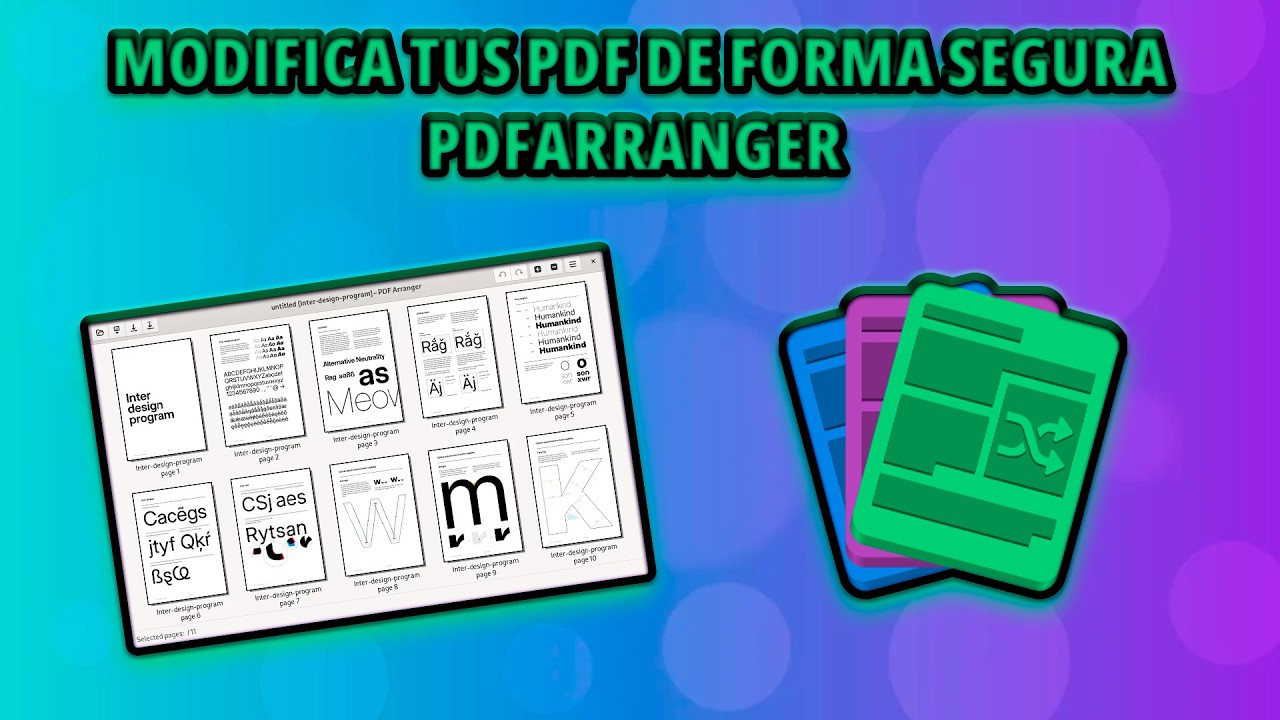 Modificar tus PDFs | PDFArranger