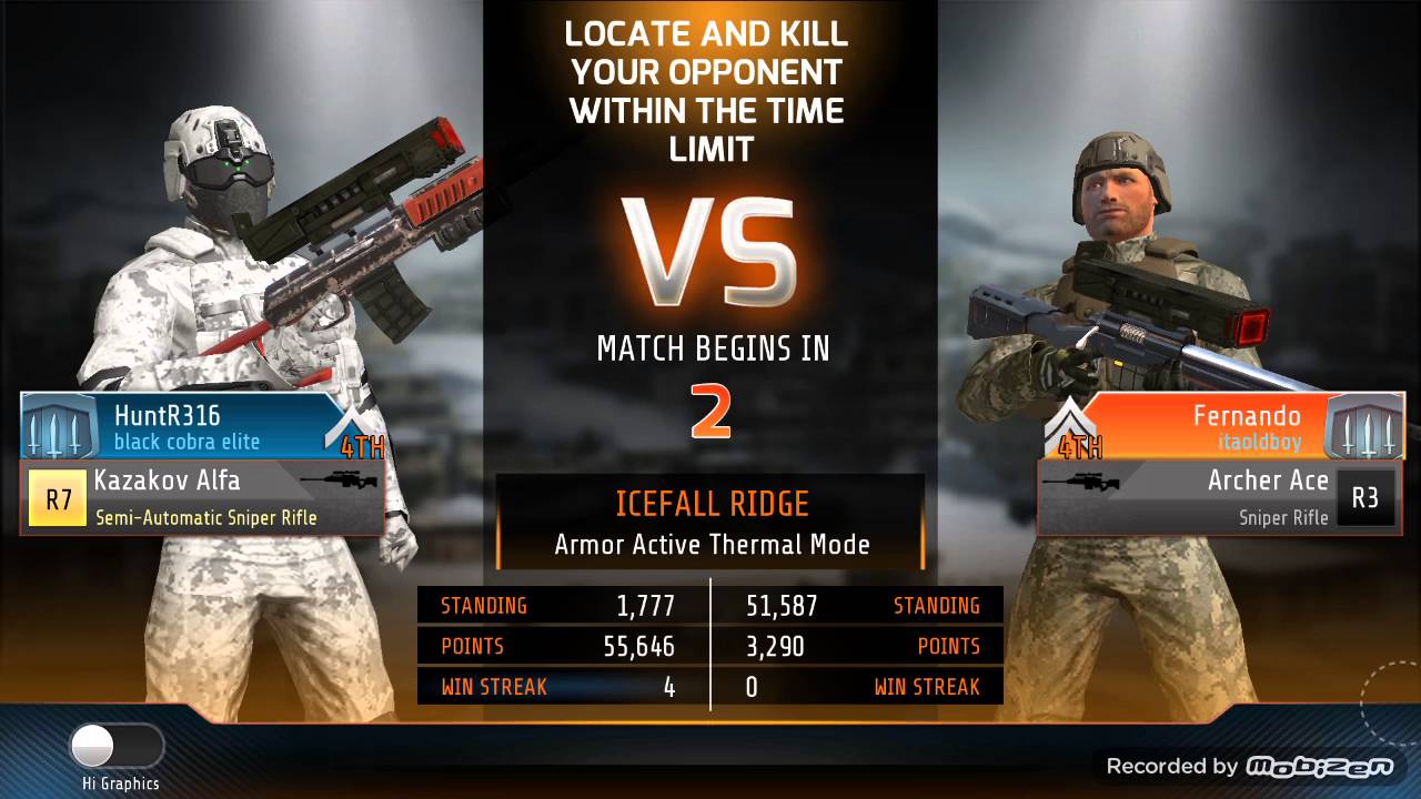 Kill Shot Bravo - PVP (ICEFALL RIDGE) Game Play - Samsung Galaxy Note 5