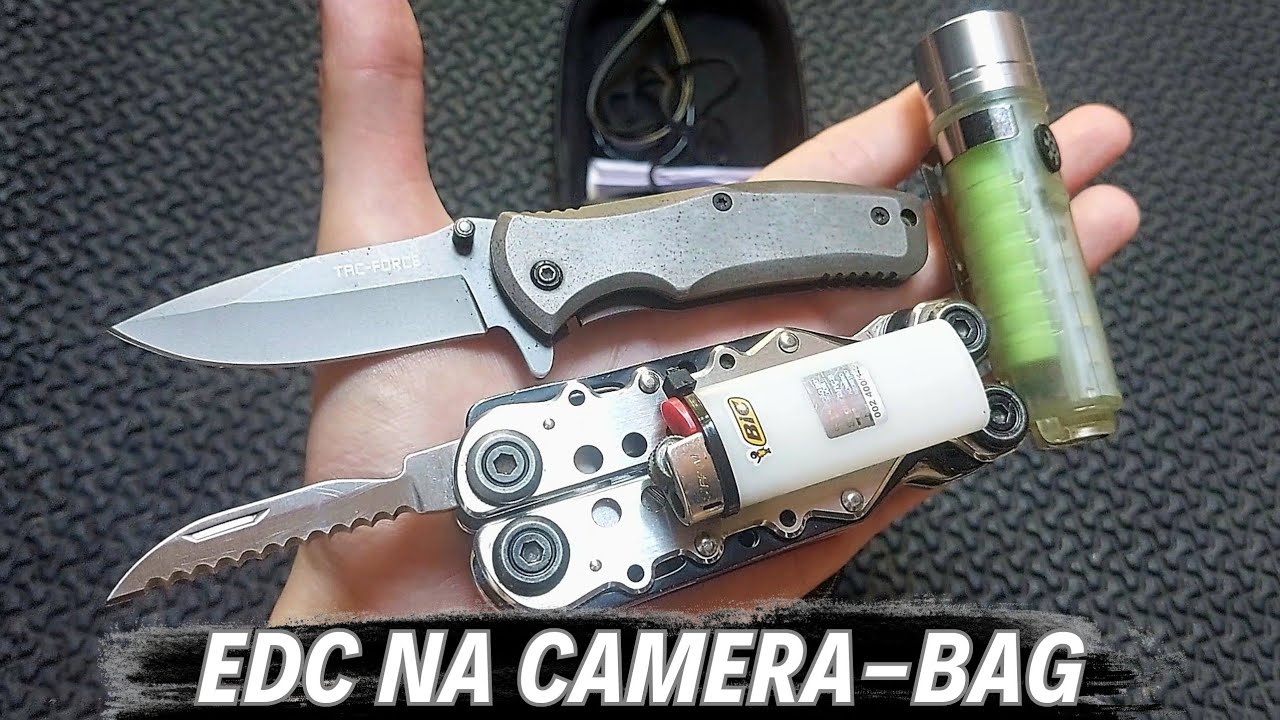 KIT EDC COMPACTO & FUNCIONAL PARA USO URBANO. #edc #edcorganizer #canivete #kit 
