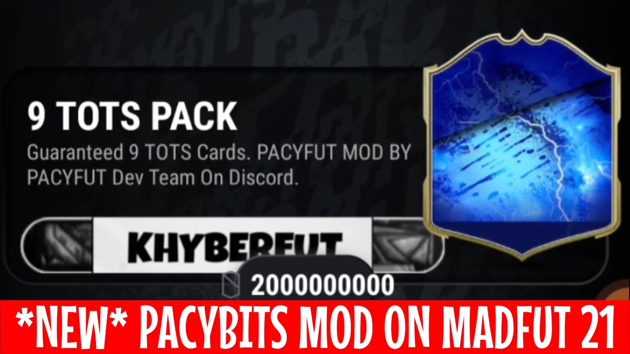 *NEW* PACYBITS CUSTOM MOD ON MADFUT 21!