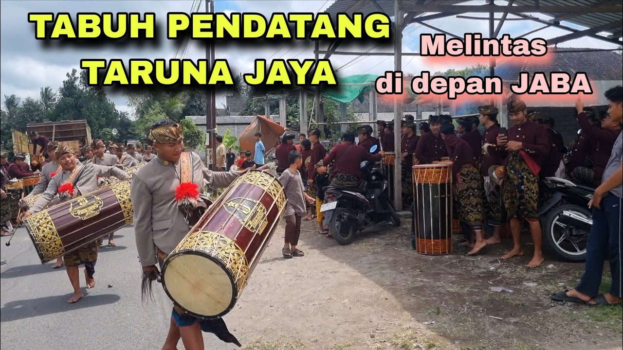 Melintas di depan JABA tabuh pendatang Gendang Beleq Taruna Jaya Live Suwangi | Gendang Beleq
