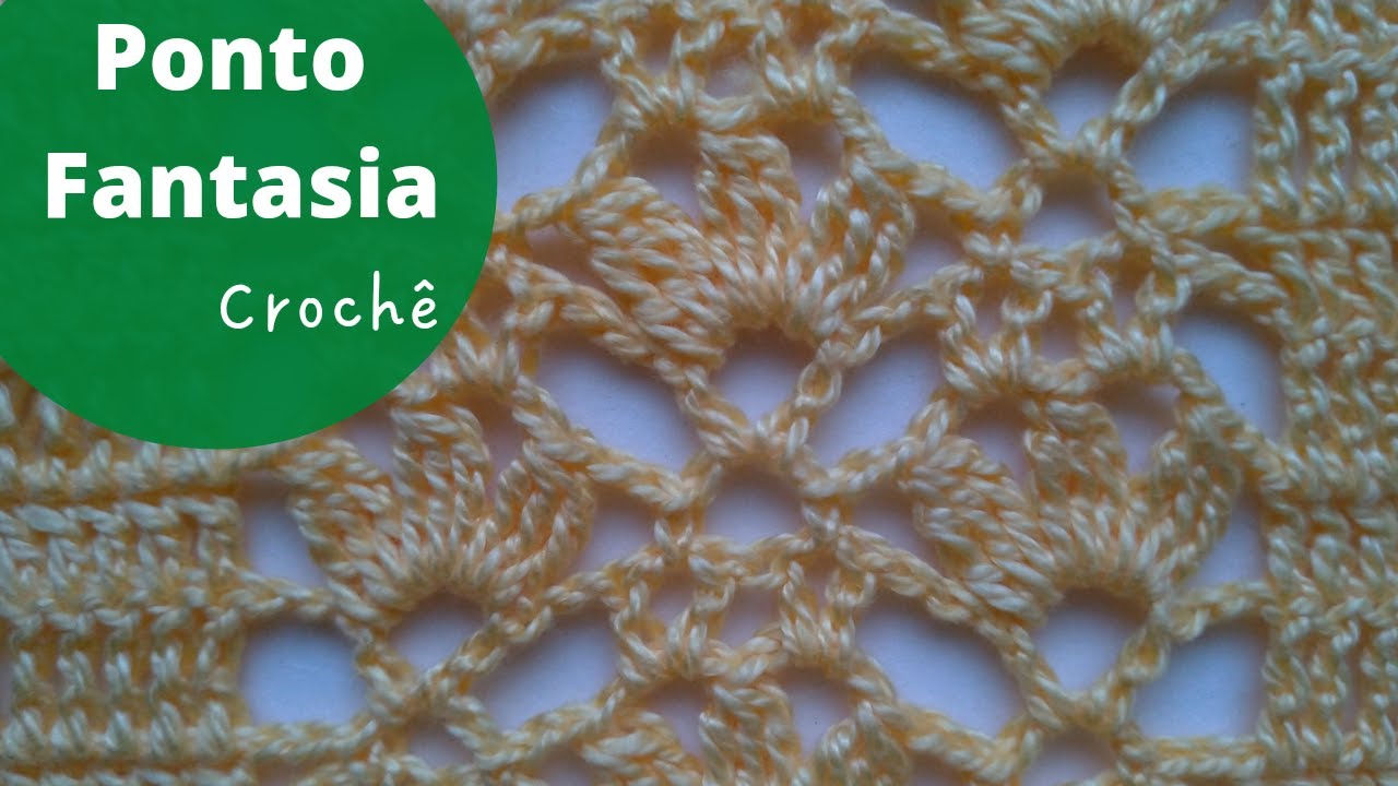 Ponto Fantasia  de Crochê #14 por @cristelesartesanatos