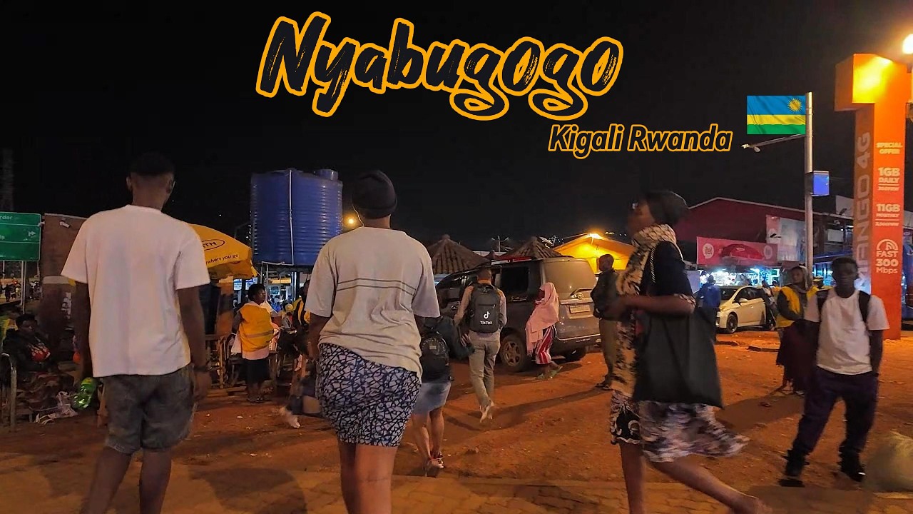🇷🇼 How Safe Is Nyabugogo At Night In Kigali Rwanda East Africa? [4K Walking Tour]