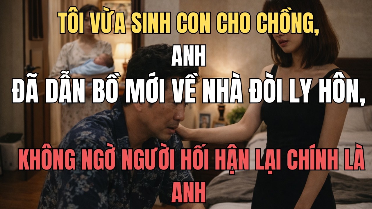 Tôi Vừa Sinh Con Cho Chồng, Anh Đã Dẫn Bồ Mới Về Đòi Ly Hôn,Không Ngờ Người Hối Hận Chính Là Anh