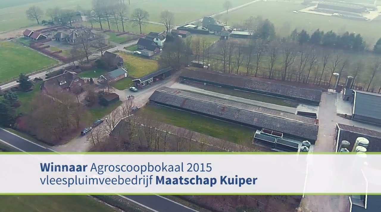 Agroscoopbokaal winnaar 2015 vleeskuikens: Maatschap Kuiper