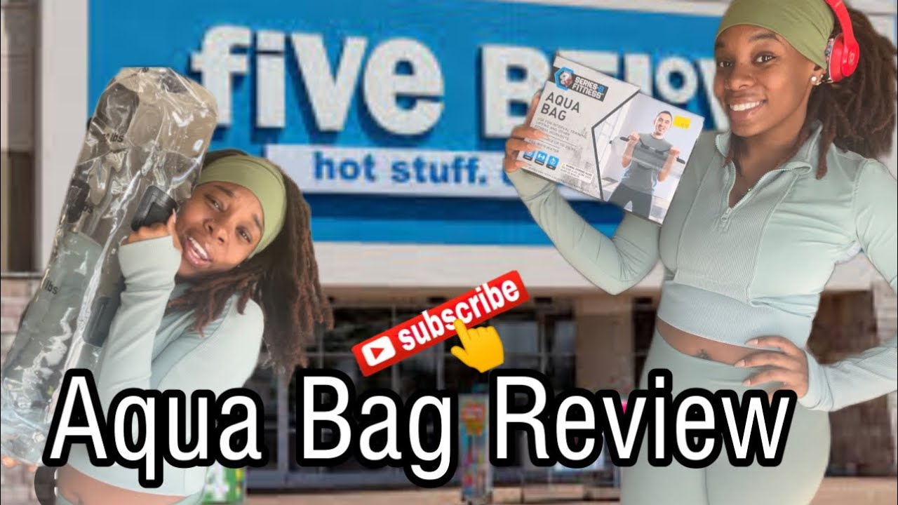 Aqua Bag Review - Five Below Fitness Finds ( $8 at home weights)