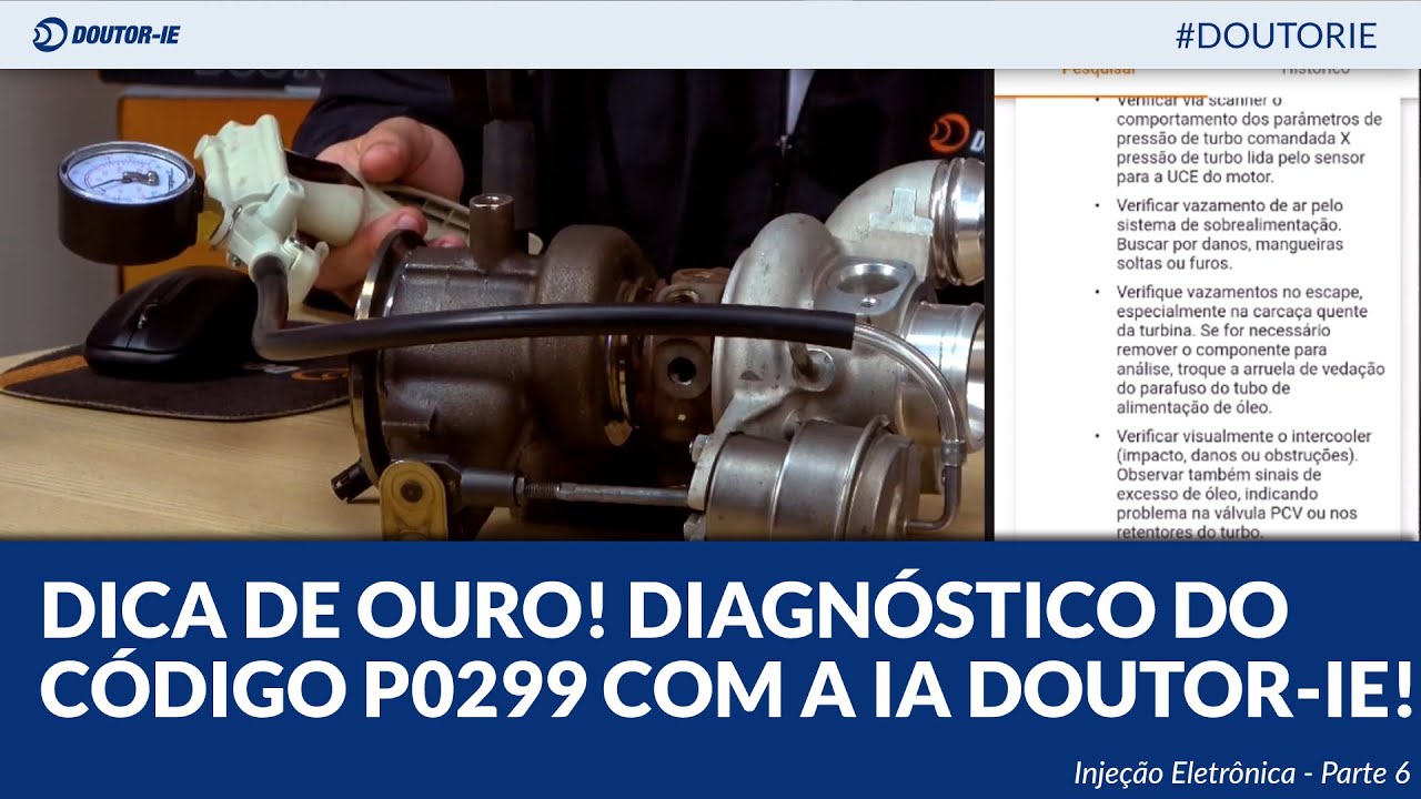 DICA DE OURO! Diagnóstico do Código P0299 com ajuda da IA da Doutor-IE!