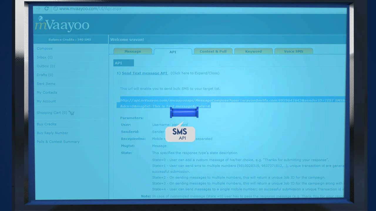 How to send automated SMS alerts using mVaayoo SMS APIs