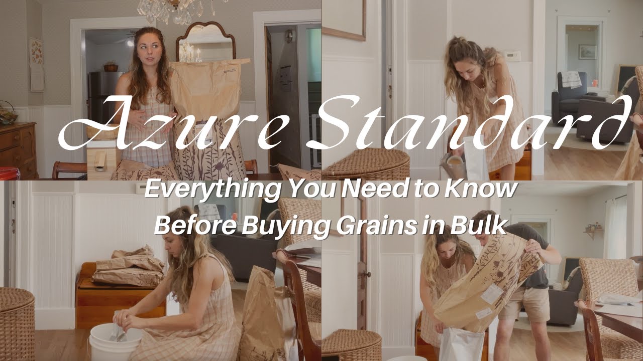 AZURE STANDARD HAUL: How to Store BULK FOOD