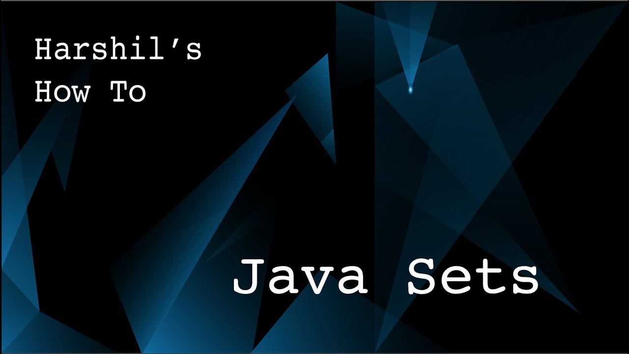 1.15 Java Sets and HashSets