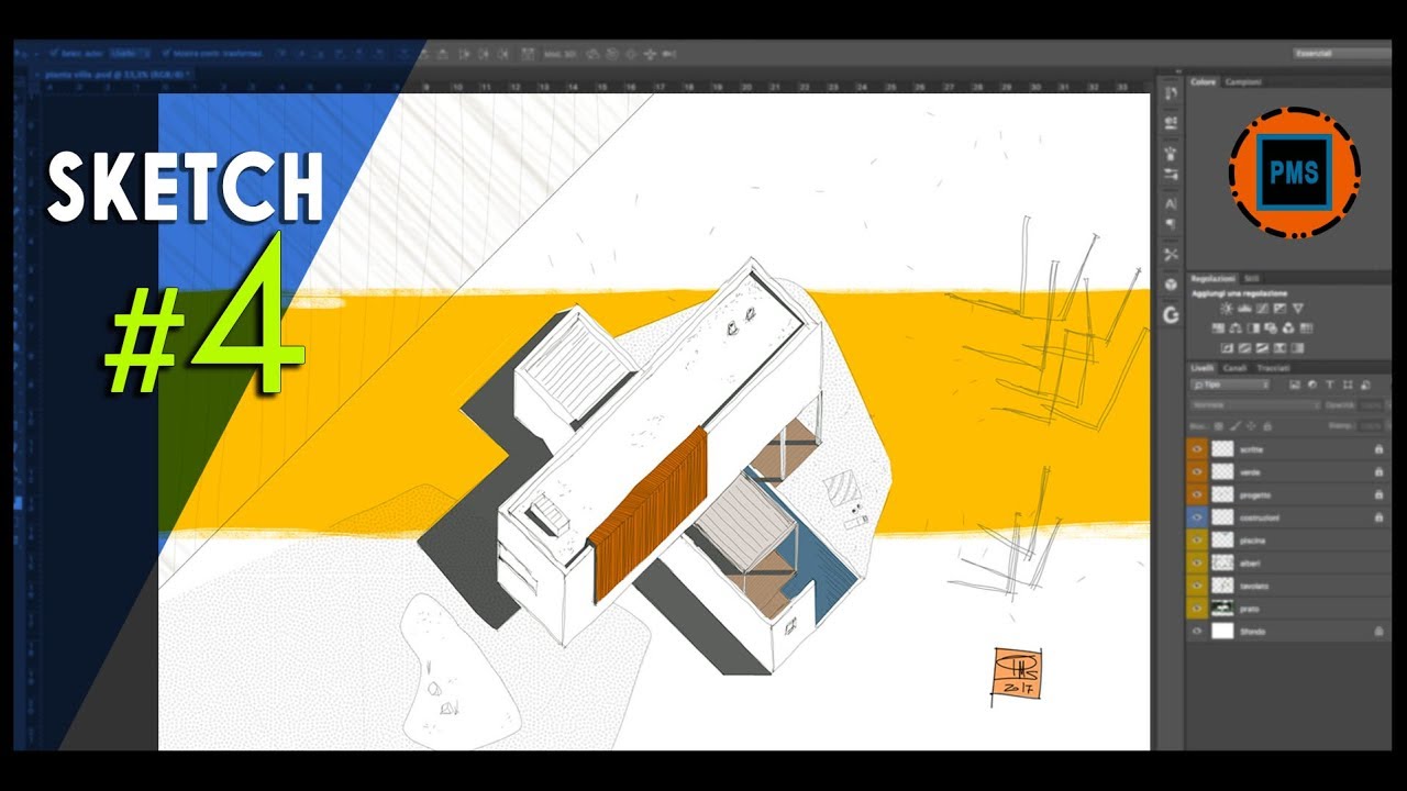 Axonometric sketch