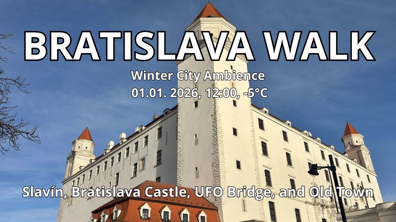 Bratislava Walk – Winter City Ambience