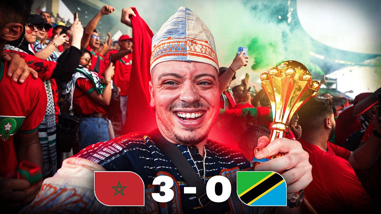 عشنا اجواء خيالية فالملعب و فوز ثمين لأسود الأطلس 🦁🇲🇦 | دناس في الكان
