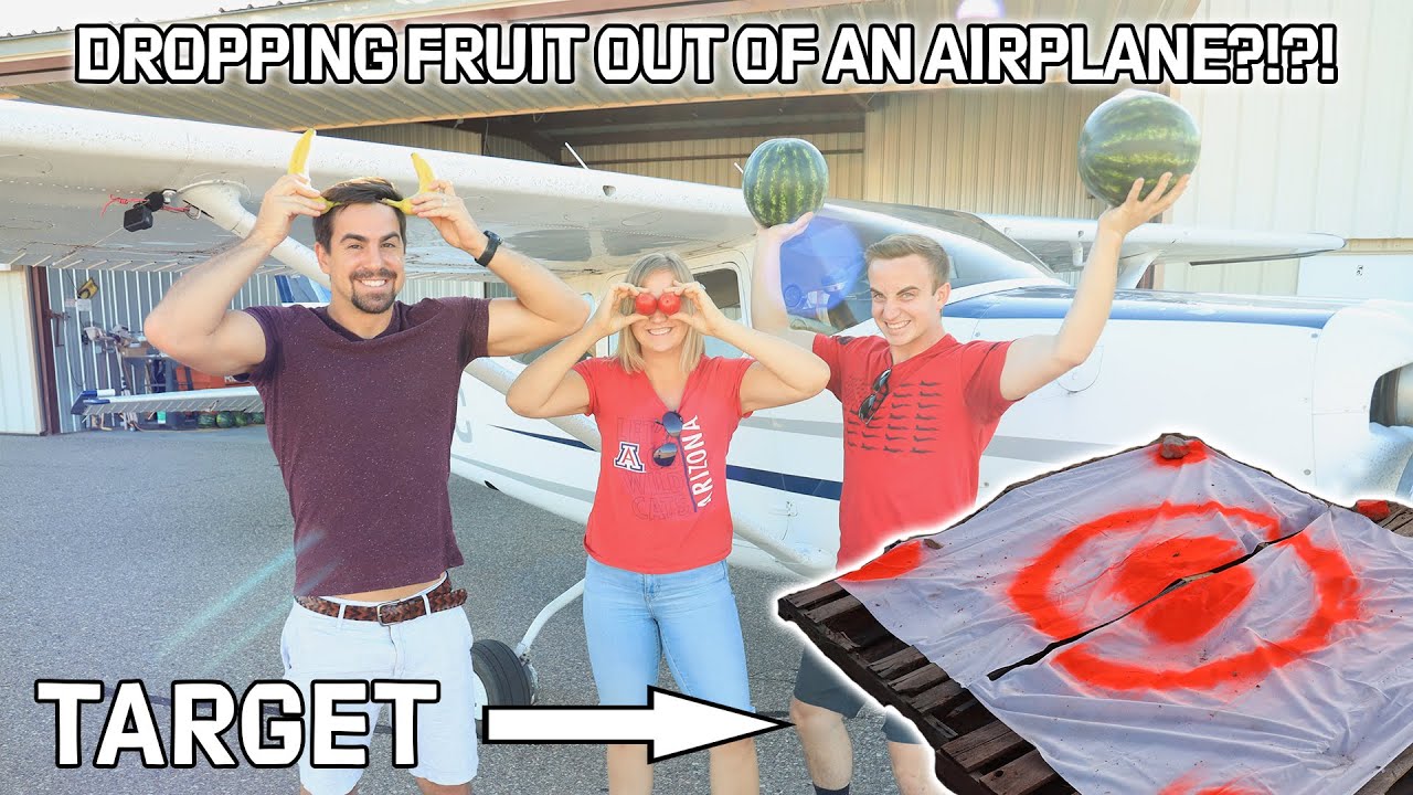 Dropping Fruit Out of an Airplane?!