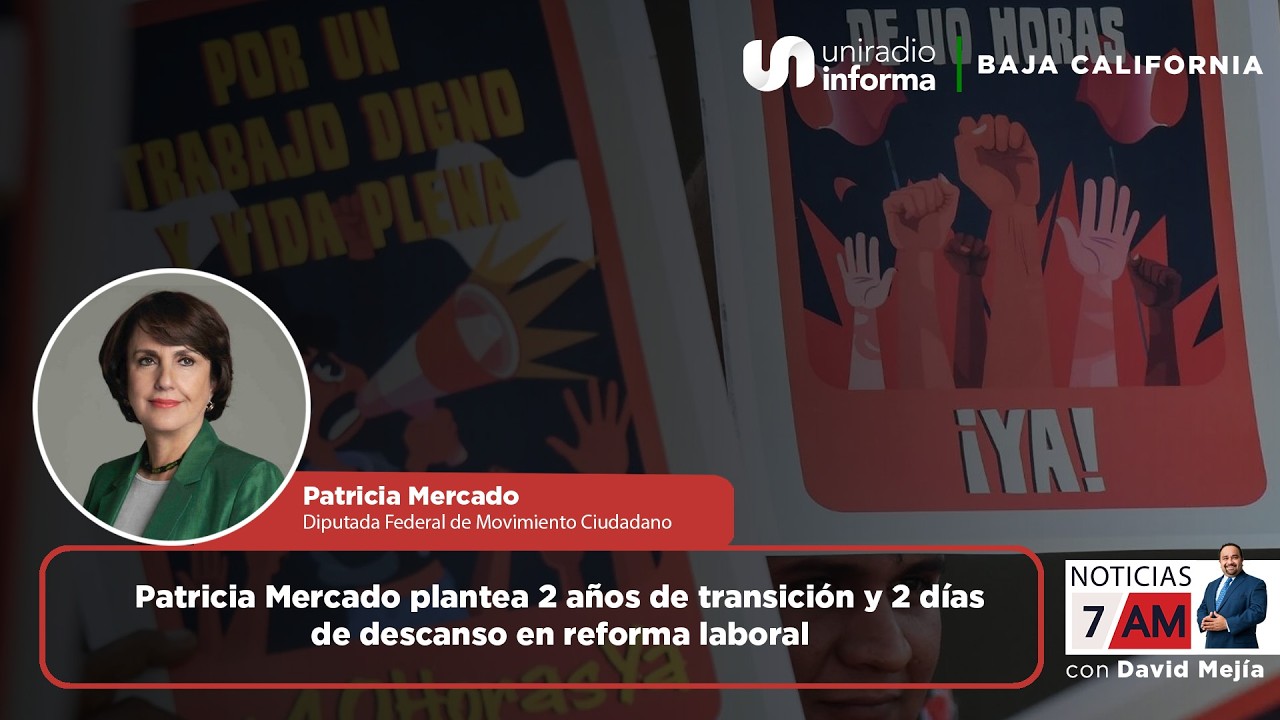 Patricia Mercado plantea 2 años de transición y 2 días de descanso en reforma laboral