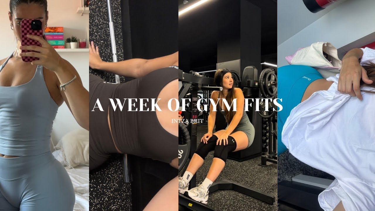 UNA SEMANA DE GYM OUTFITS + HAUL DFYNE | outfit inspo, opinion de las colecciones de dfyne 