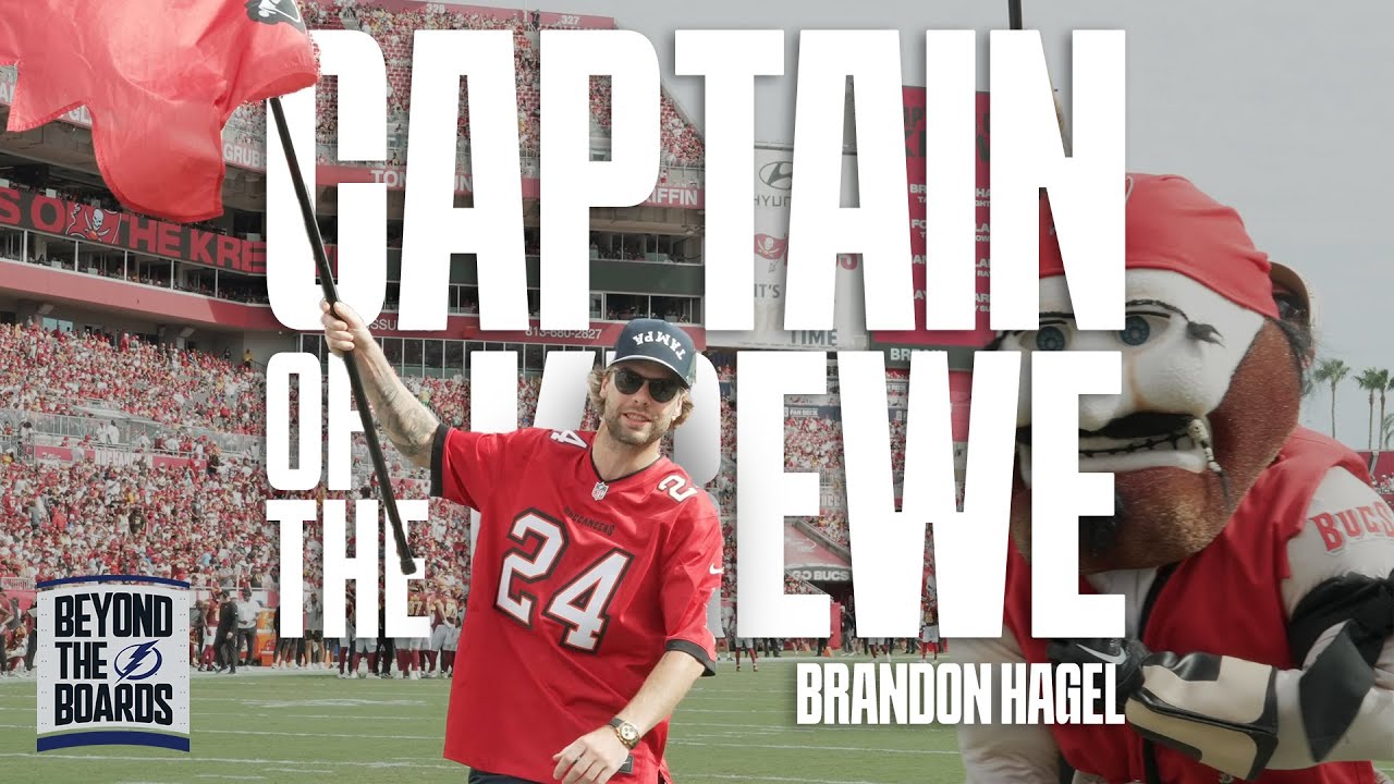 Brandon Hagel captains the Krewe 🏴&zwj;☠️