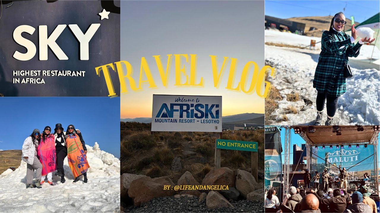 Road trip from Johannesburg to Afriski Mountain Resort(Lesotho) || #lifeandangelica 🇿🇦