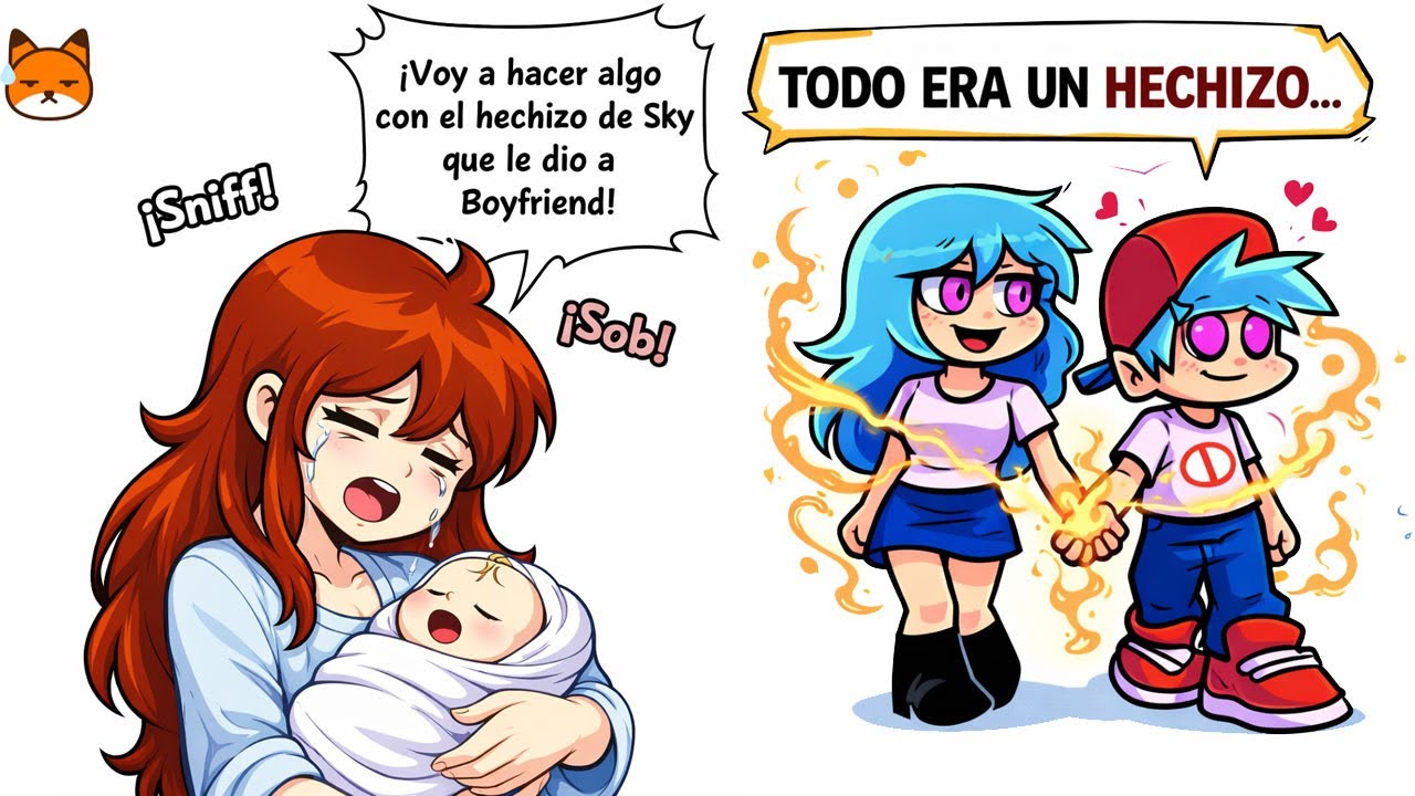 El bebe de Girlfriend y Boyfriend . FNF. Friday Night Funkin. Parte 1,2 y 3