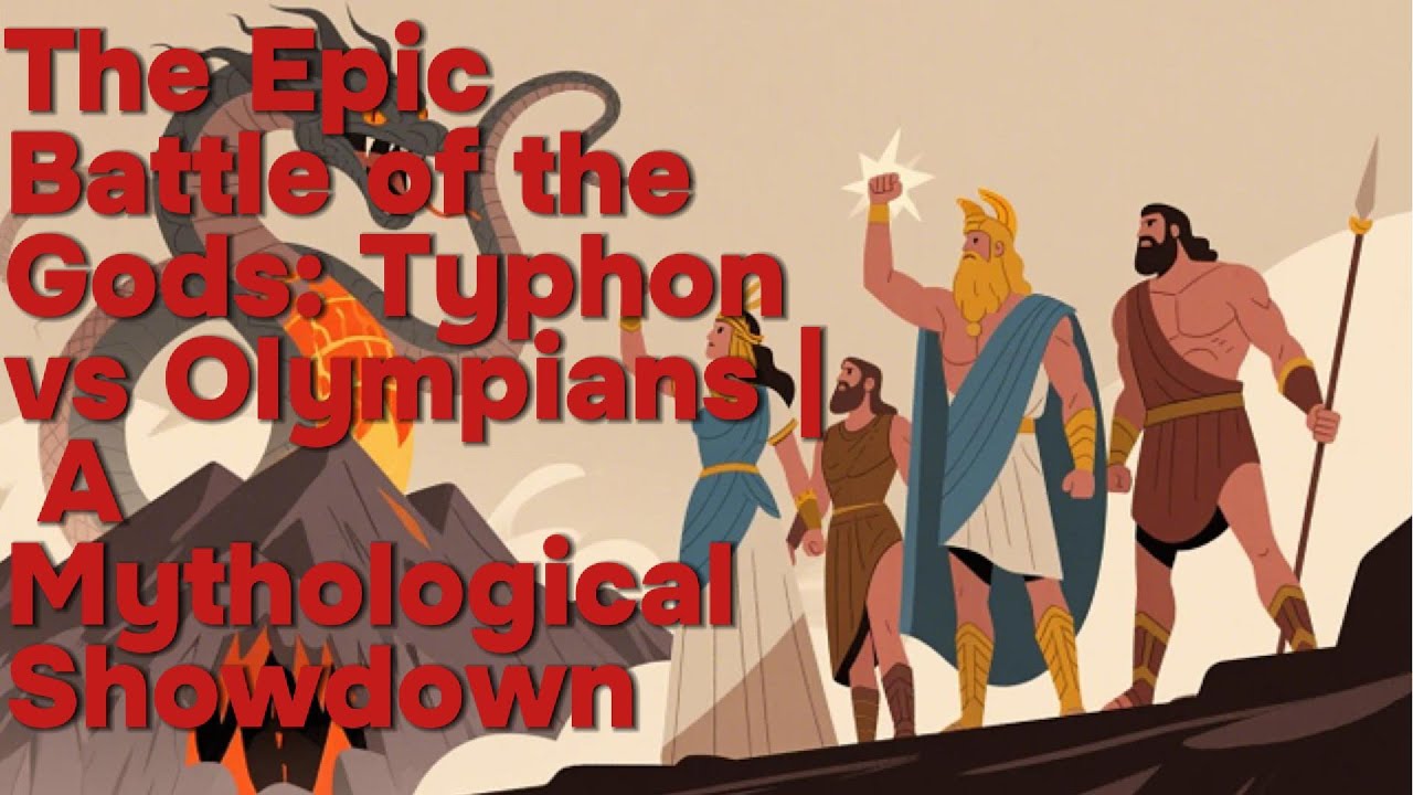 The Epic Battle of the Gods: Typhon vs Olympians | A Mythological Showdown | Bedtime Story