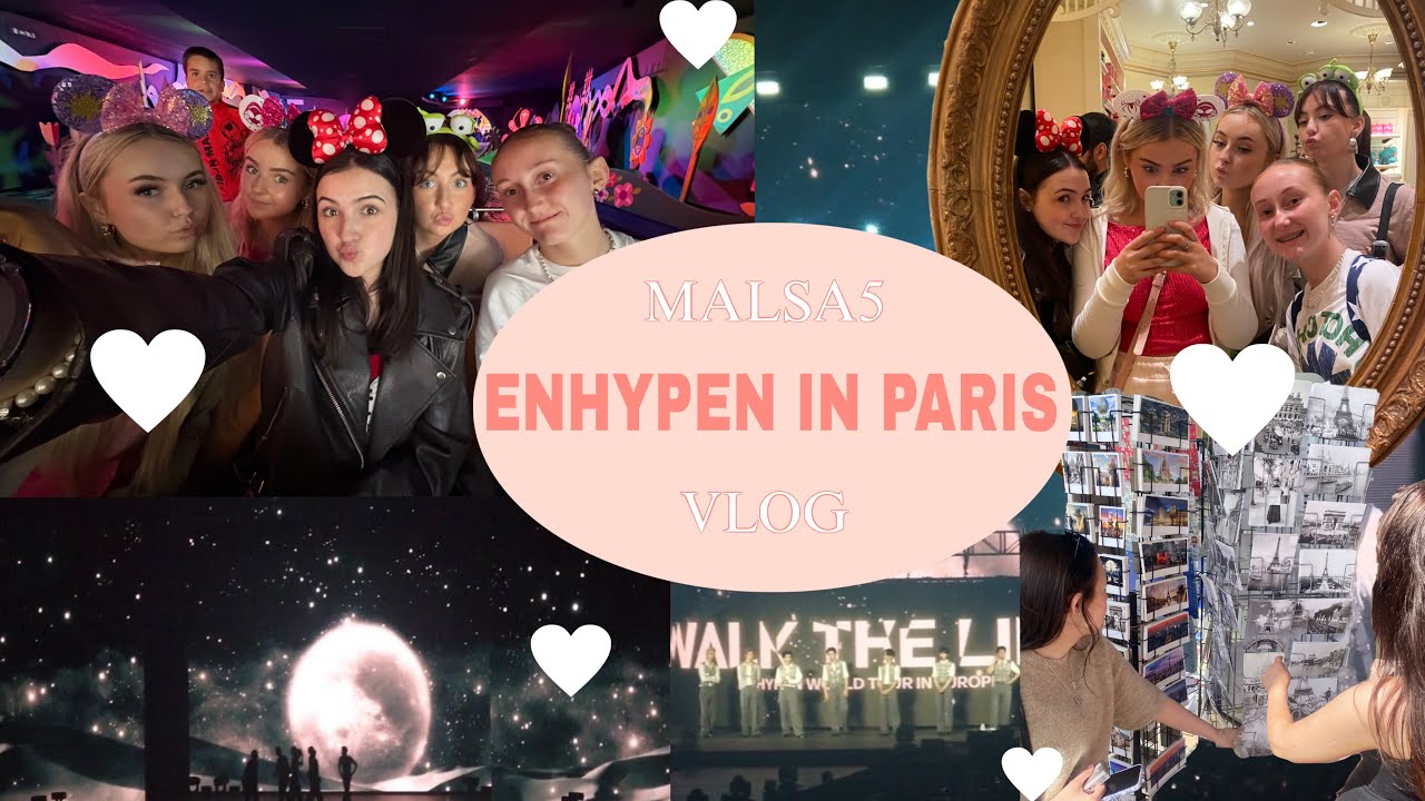 ENGENE-LOG | MALSA5 VLOG IN PARIS 🩷 (ENHYPEN WALK THE LINE TOUR)