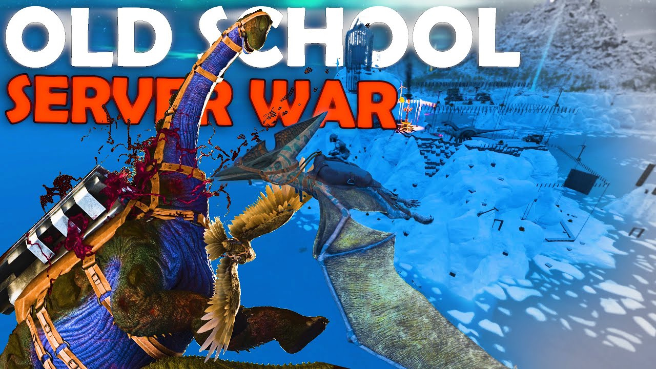 My First ISLAND SERVER WAR Since 2 YEARS! ARK Ascended PvP