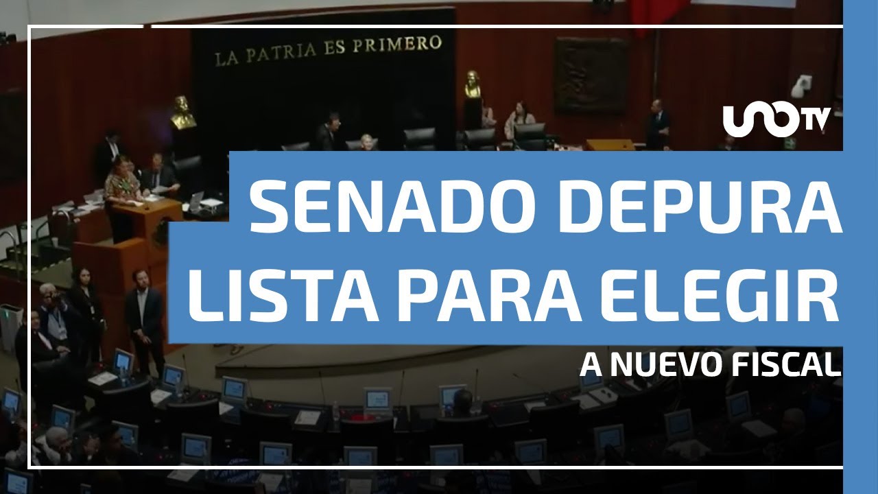 De 43 a 10: Senado depura lista para elegir a nuevo fiscal