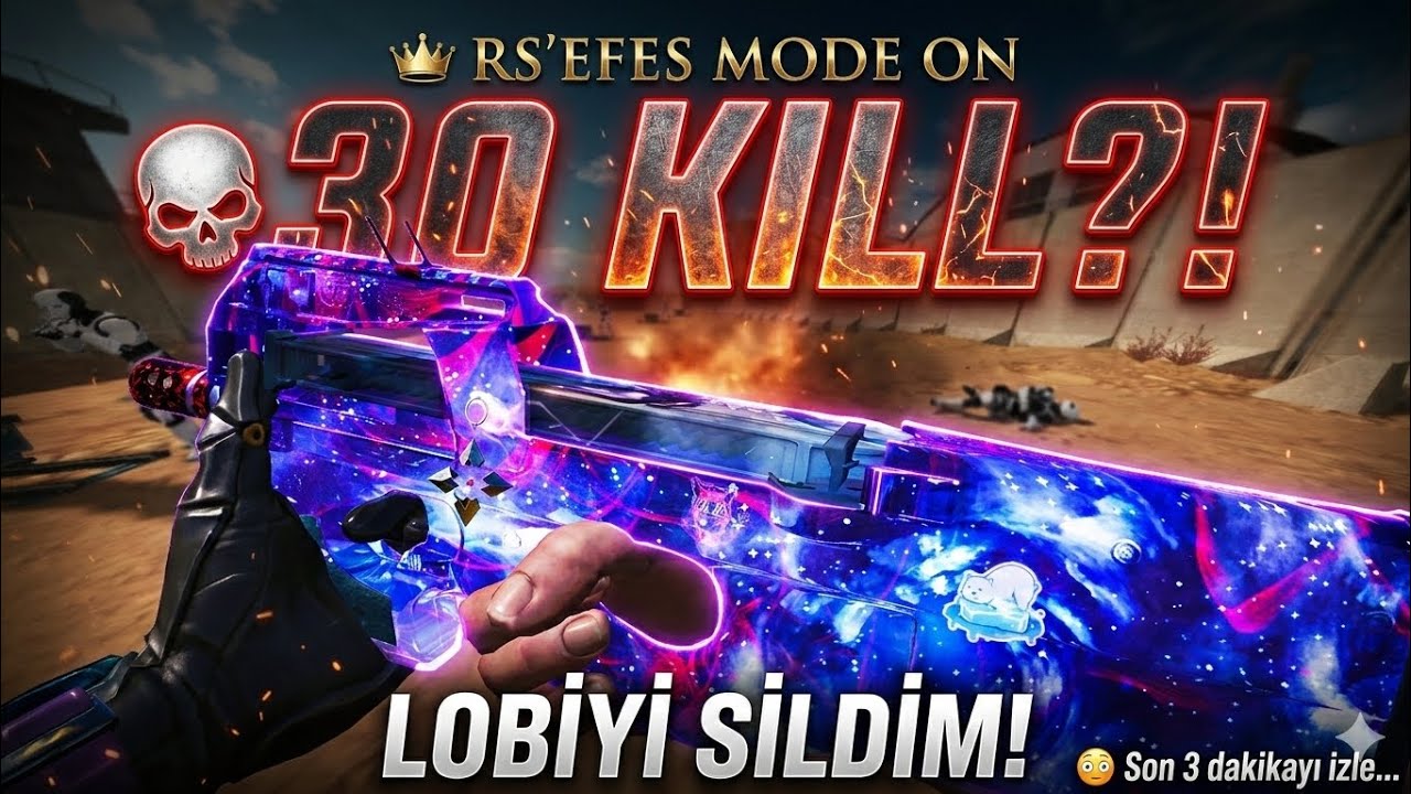 BU GERÇEK OLAMAZ! 30 KILL BR KAOSU 🔥 | RS’EFES