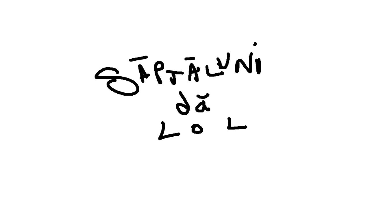 saptaluni de lol - live pe yt si twitch